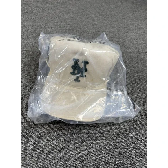 New York Mets Hat Cap‎ Snap Back Mens One Size Cream Kith 47 MLB Baseball Crest